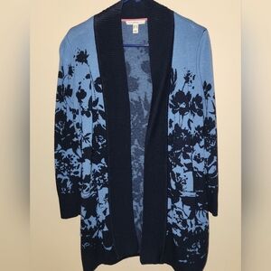 Blue Isaac Mizrahi comfy cardigan